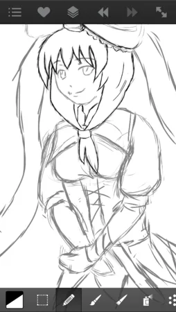 iPhoneでイラストを描くアプリ。