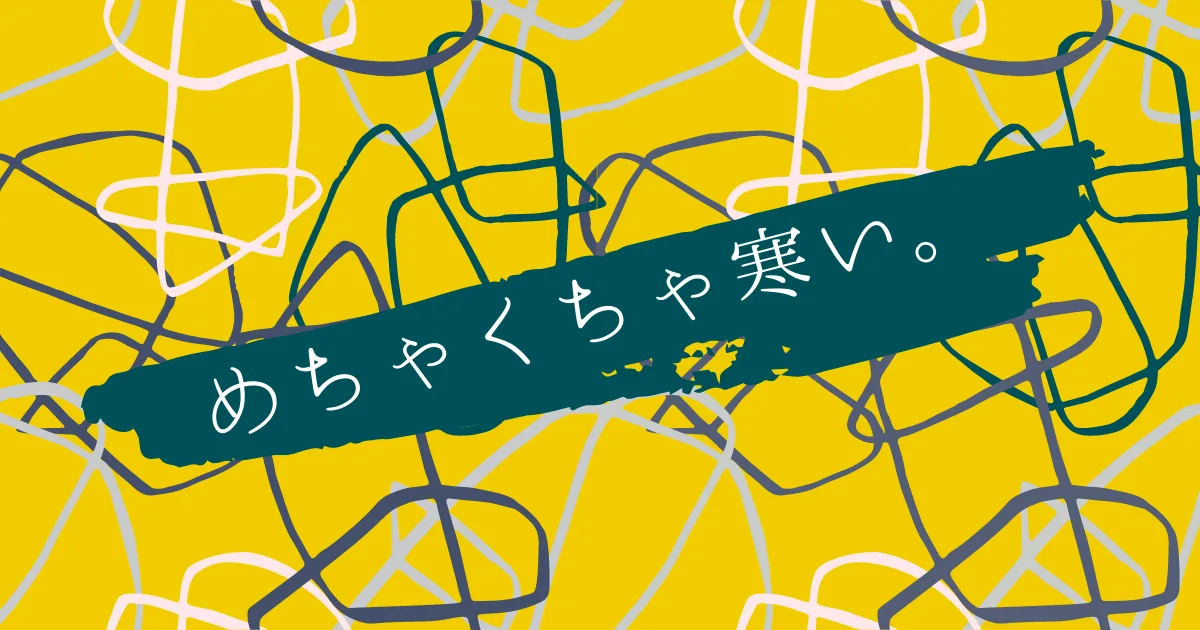 めちゃくちゃ寒い冬の夜。