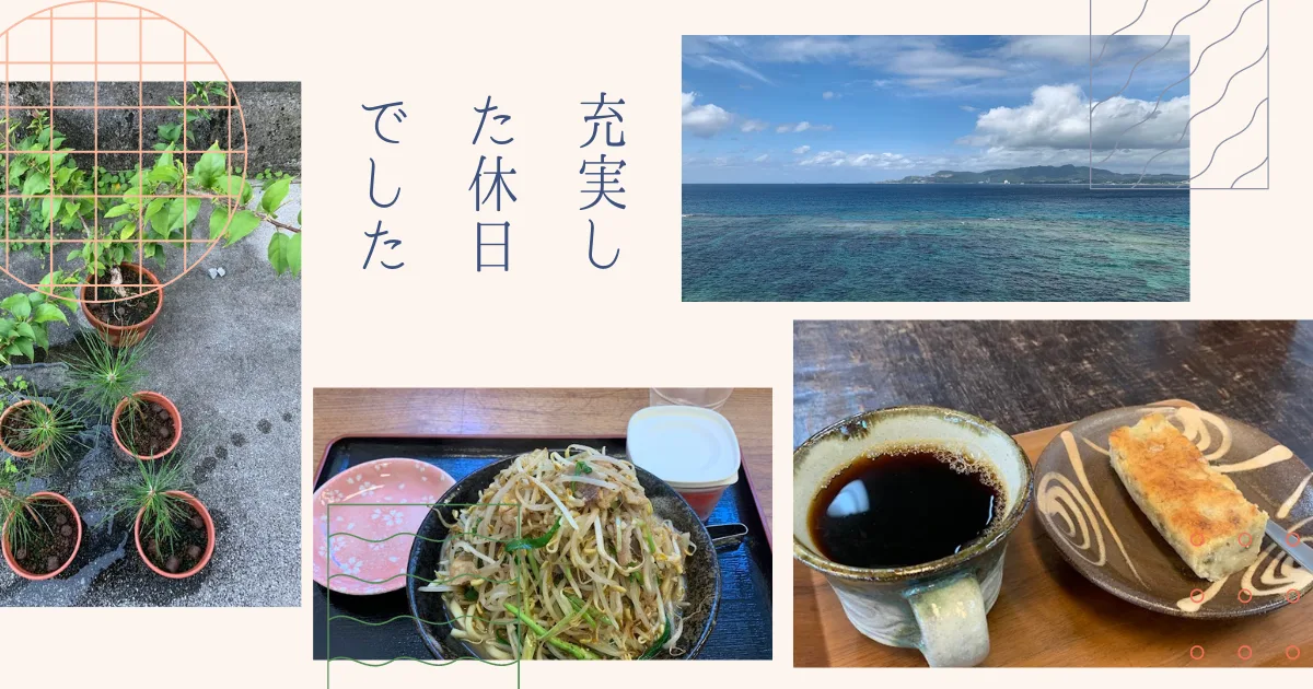 充実した休日を送ることができた。