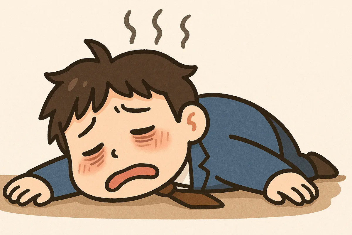 過集中してたから調子崩してるね。