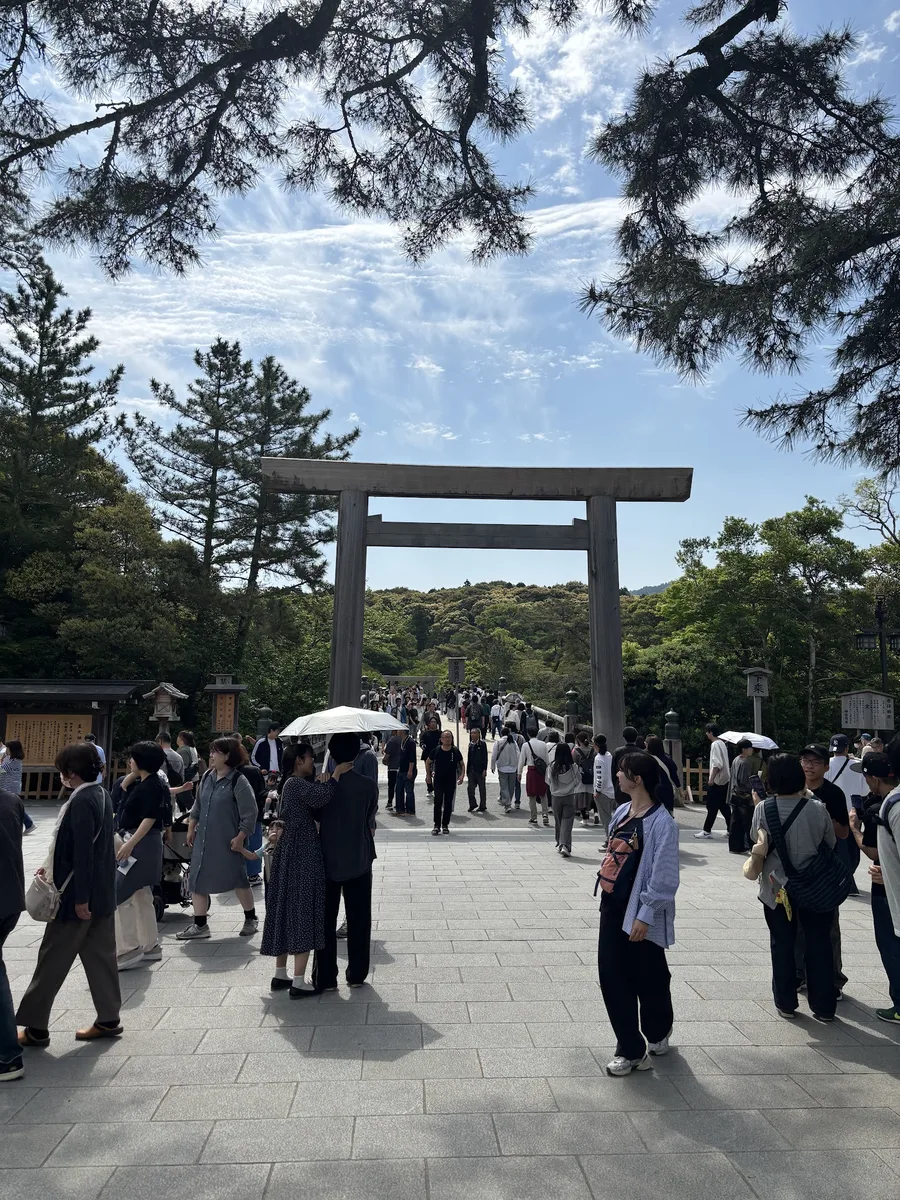 伊勢神宮を詣て、ワインとイタリアンを楽しんだ充実の旅だった。