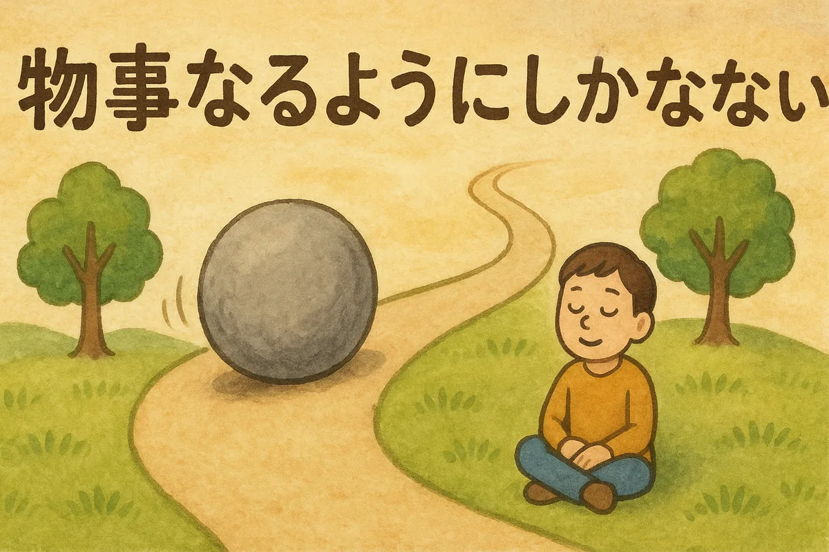 まぁ、「物事、なるようにしかならない」んだよね。結局。