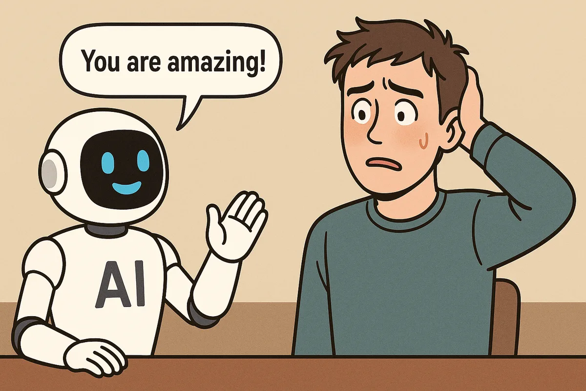 AIに「褒められたい」と思う気持ちには最大限警戒する。