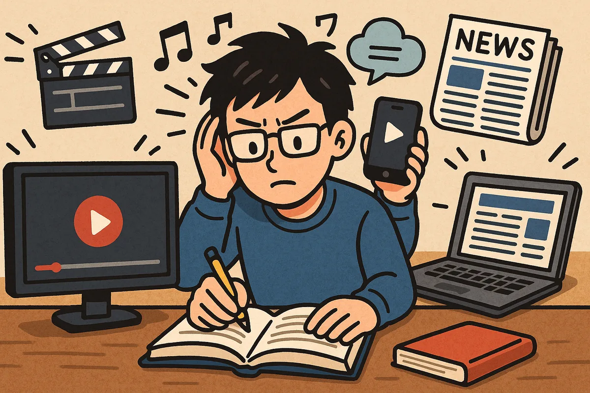 書き続けるために今は吸収期間だねー。