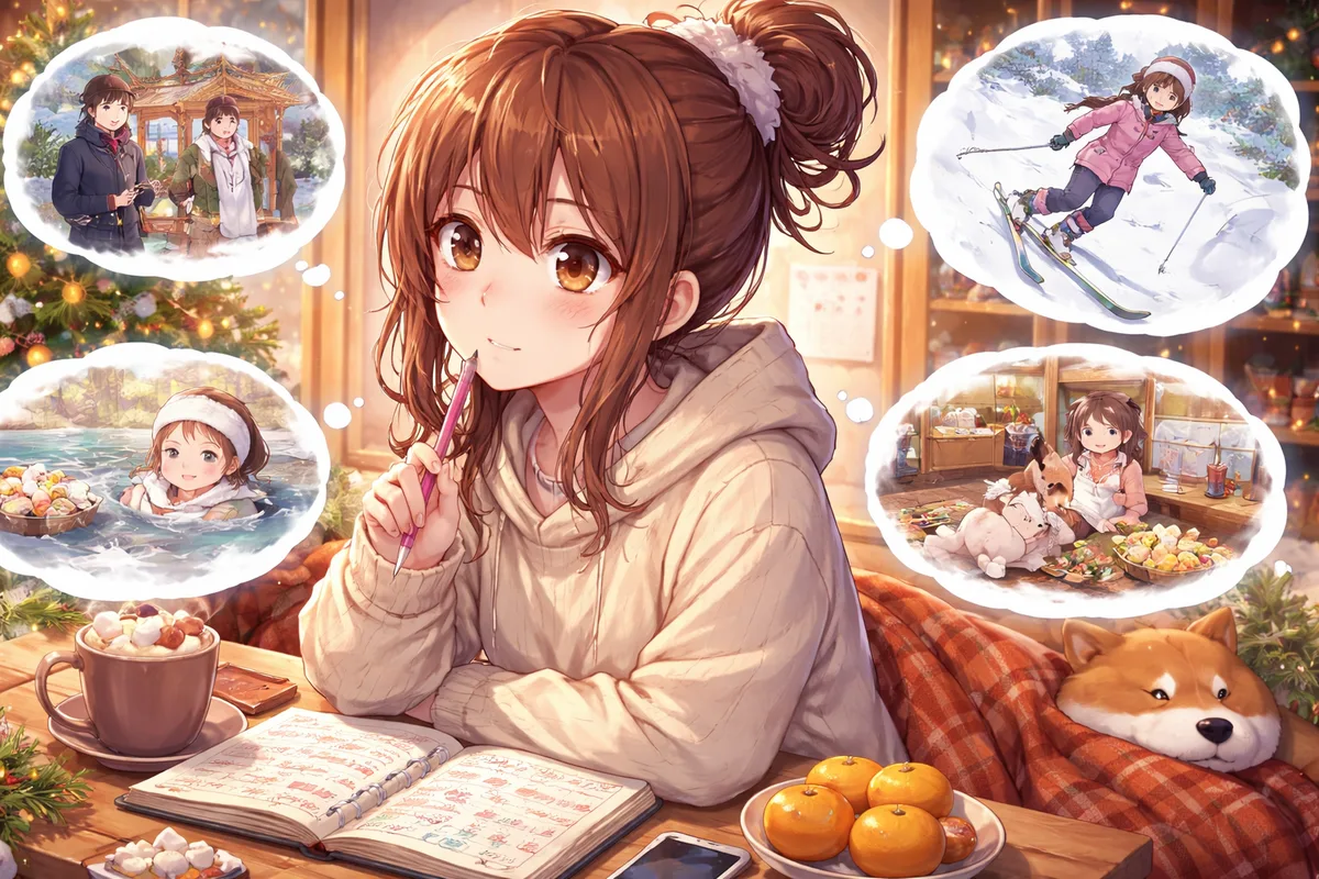 年末はどう過ごすかねぇ。