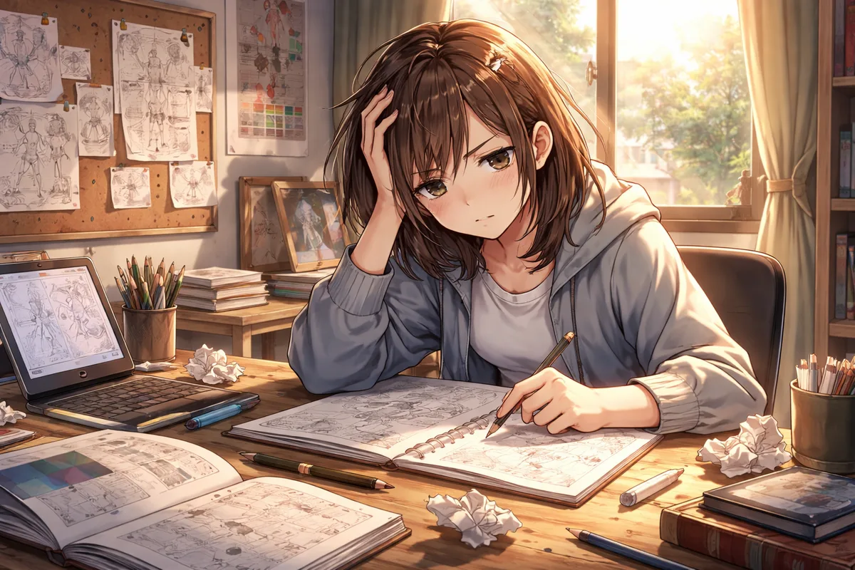 絵の練習がわからない。