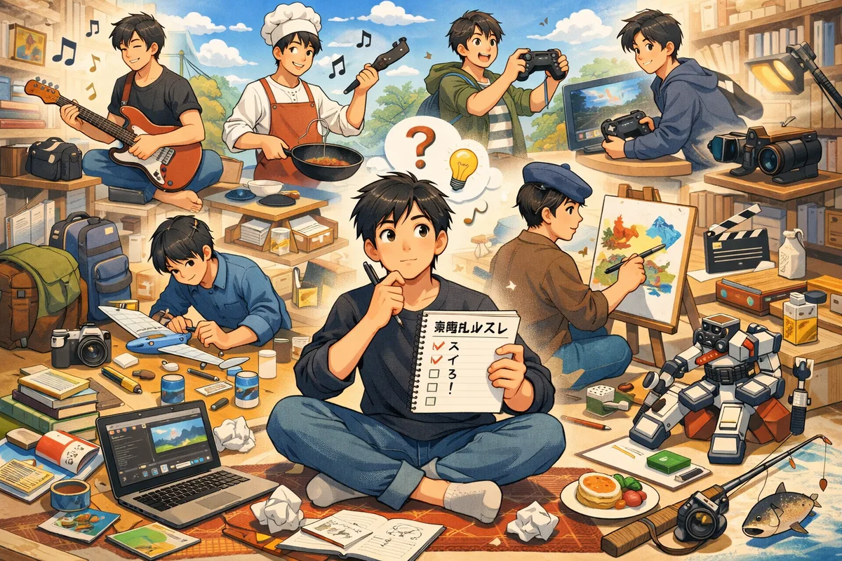 好きなものをはっきりと自覚する練習が必要だな。