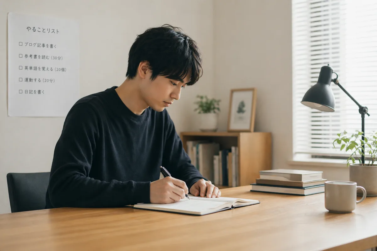 決めたことをただ淡々とやる。