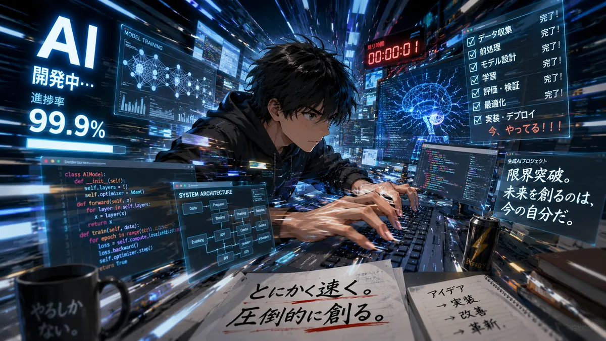 AIが人間の役割を奪うことを痛感している。