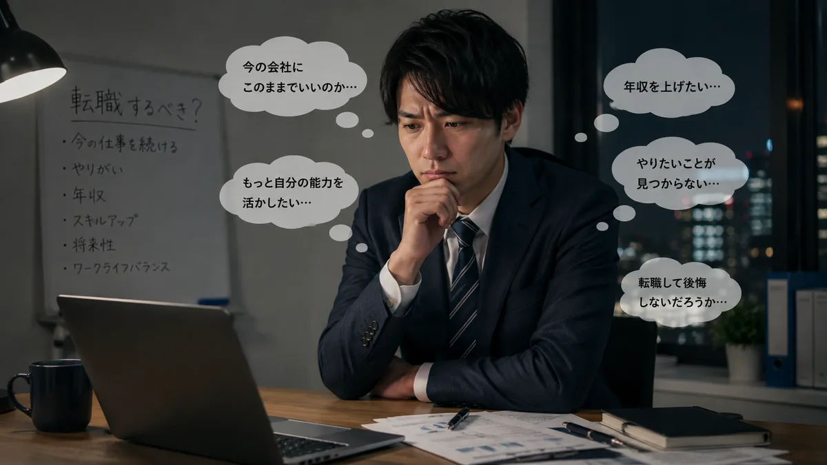 転職活動はなんかやらんとならんのだと思う。