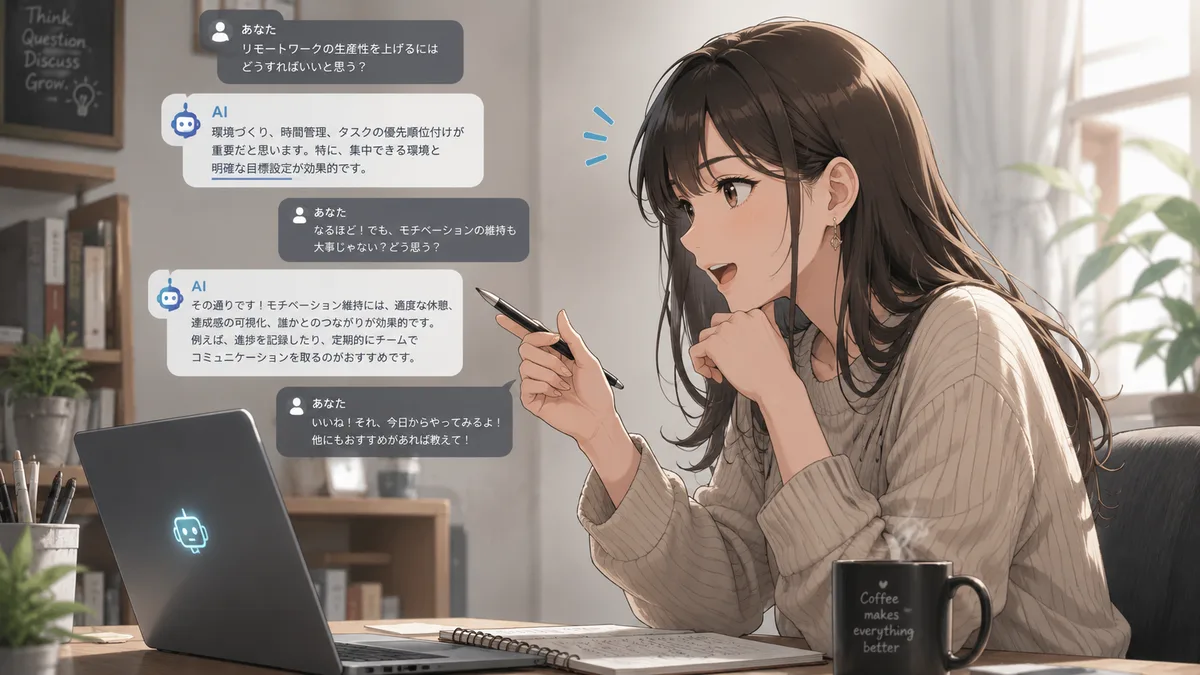 AIの使い方なんかで色々と考えちゃうね。